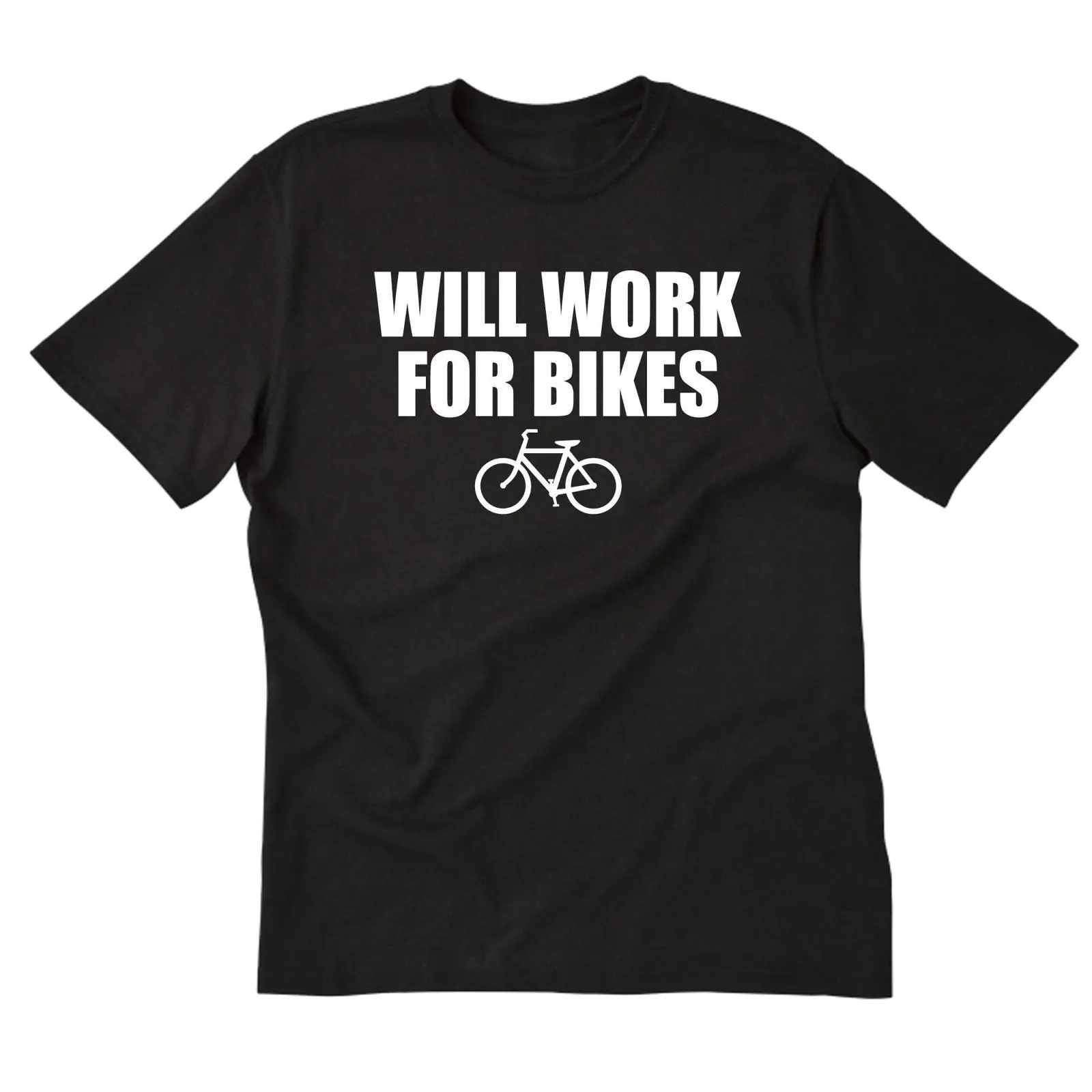 Vintage Fashion Ideas - Will Work For Bikes Tシャツ 面白いサイクリング