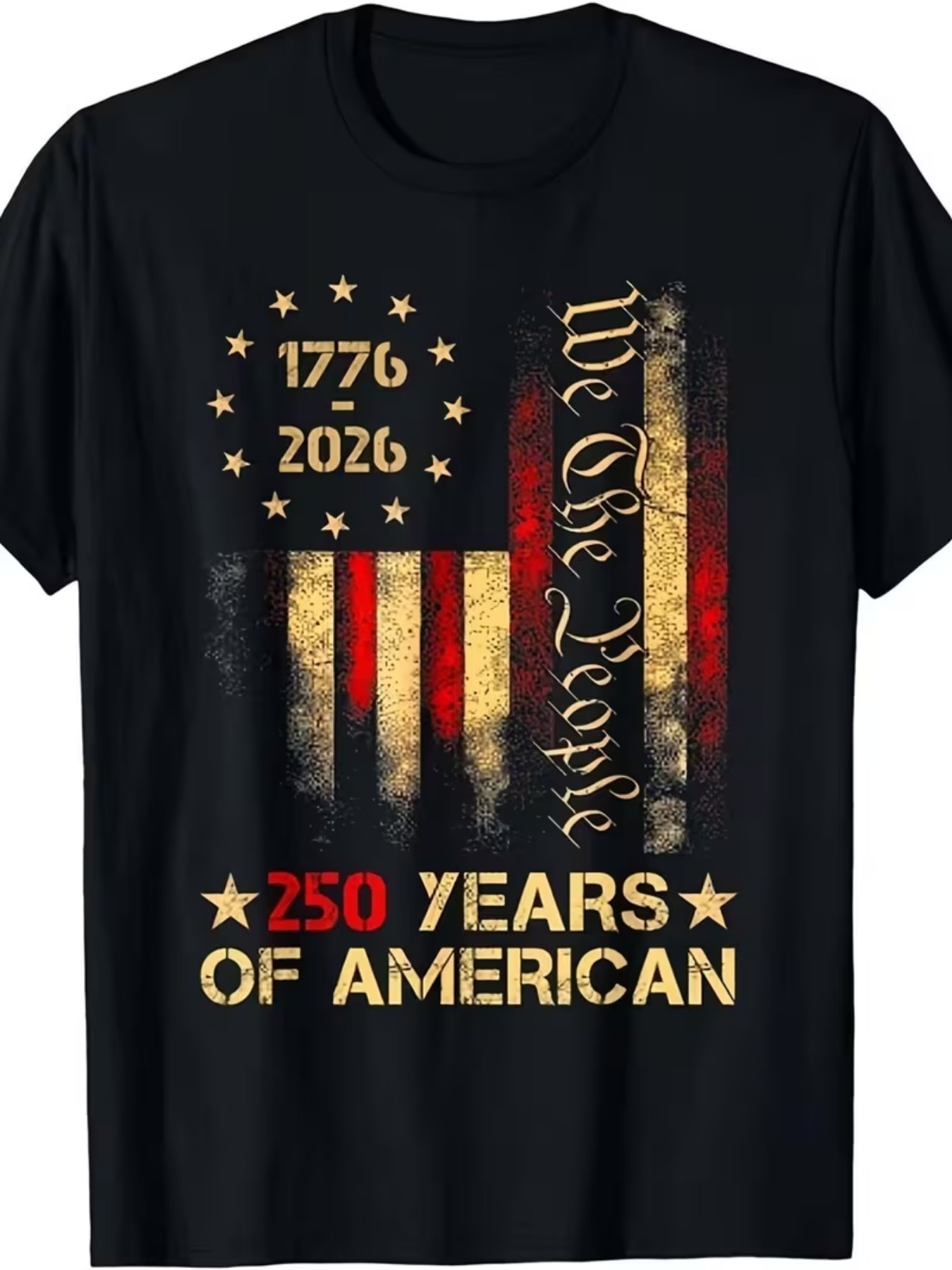 Vintage Fashion Events - メンズ ヴィンテージ 1776-2026 アメリカンヘリテージ Tシャツ |