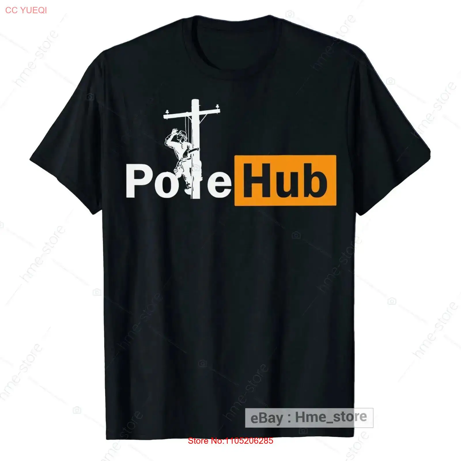 Vintage Fashion Hub - ポールハブ電力線作業員面白いラインワーカーTシャツ電気線作業員男性ヴィンテージウォッシュドトップ日常着ファッションソフト