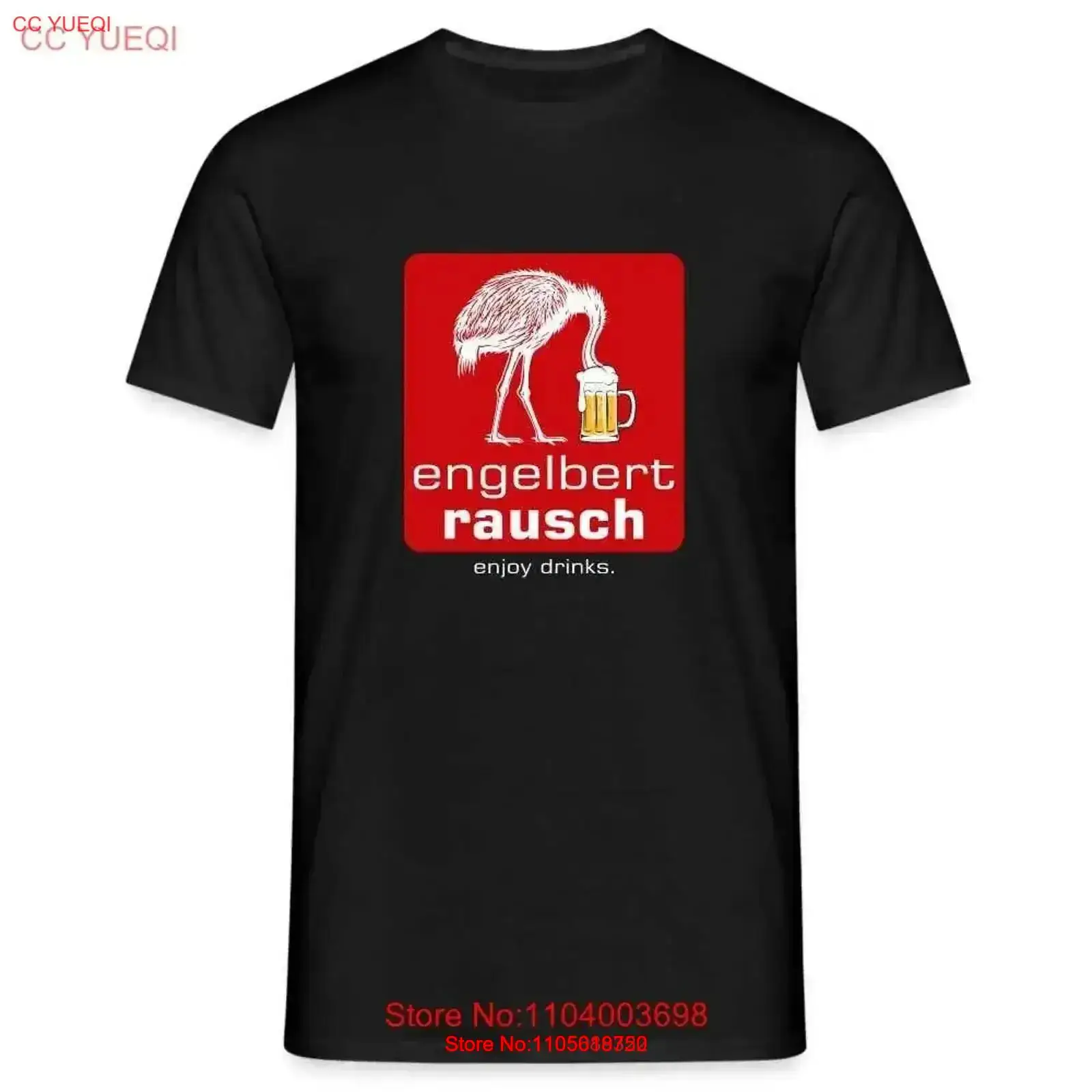 Vintage Fashion Ideas - エンゲルベルト・ラウシュ ビール Tシャツ 面白いアイデア パロディ ヴィンテージ