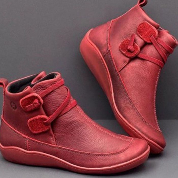 レディース ヴィンテージ ラウンドトゥ PUレザー スリップ - Vintage Fashion For Mens のレビューと価格