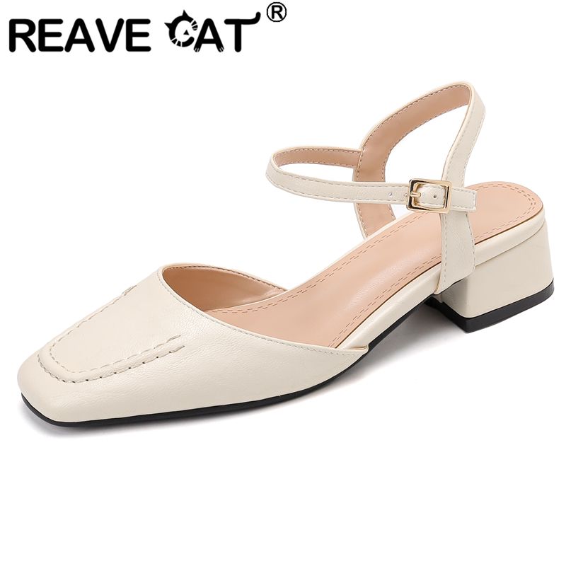 REAVE CAT 2025 女性用サンダル スクエアトゥ  - Vintage Fashion In 2025 のレビューと価格