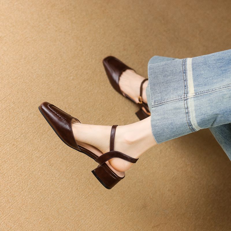 REAVE CAT 2025 女性用サンダル スクエアトゥ  - Vintage Fashion In 2025 のレビューと価格