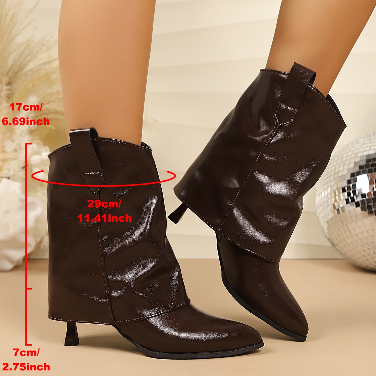 フランス風ヴィンテージポインテッドトゥスティレットショートブ - Vintage Fashion In 2026 のレビューと価格