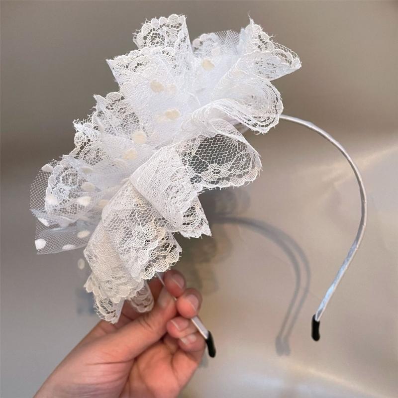 a52eレースフラワーヘアフープ女性ヴィンテージ1920年 - Vintage Fashion Events のレビューと価格