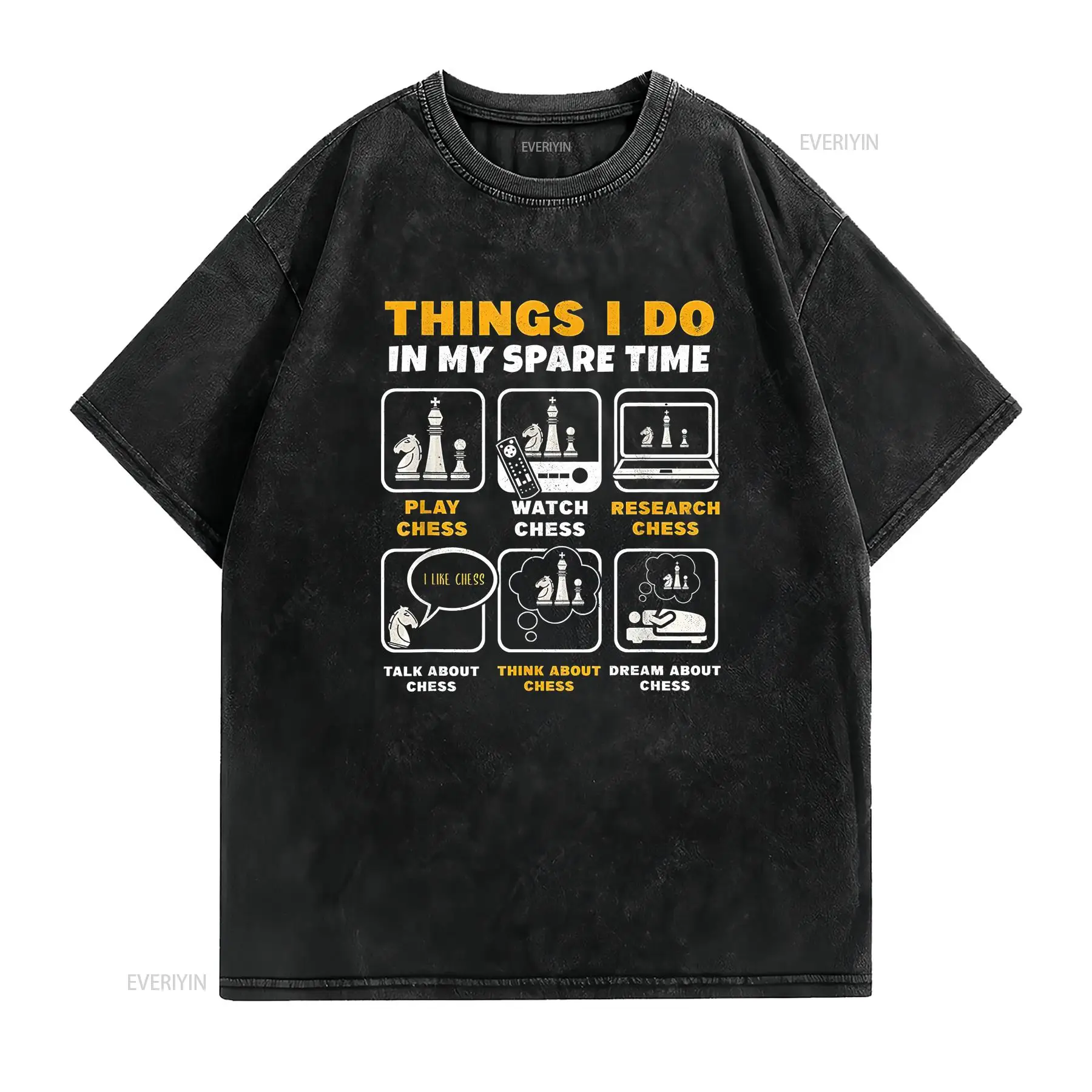 新しい限定版面白いチェスプレーヤープレミアムアイデアTシャツ - Vintage Fashion Ideas のレビューと価格