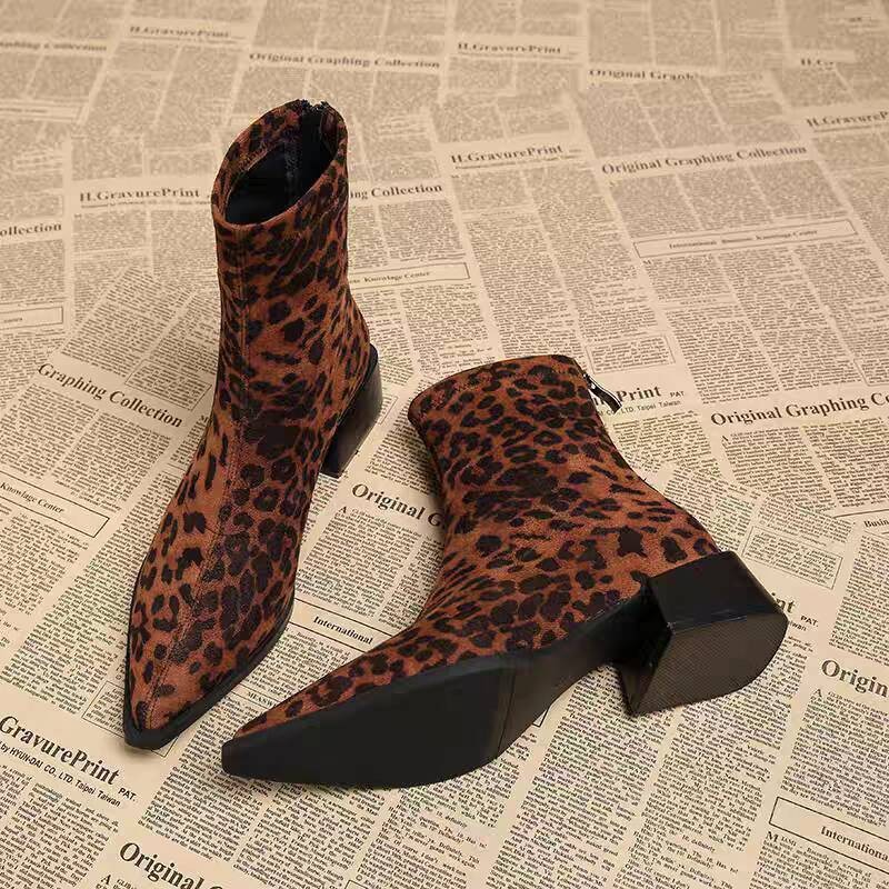 新しいローヒール女性モダンアンクルブーツファッションポインテ - Vintage Fashion In 2026 のレビューと価格