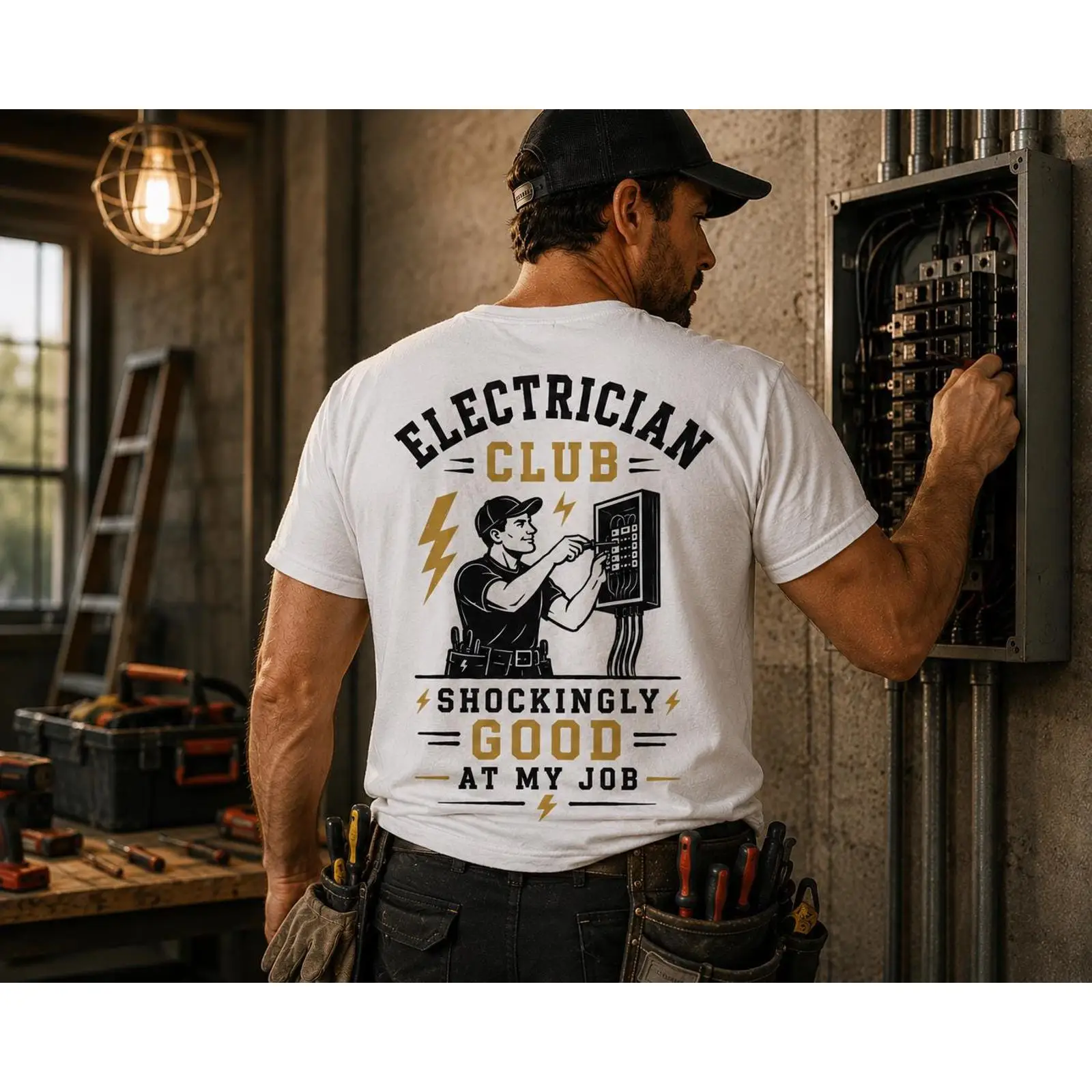 電気技師 T シャツ 私の仕事に関して驚くほど上手です 面白 - Vintage Fashion Jobs のレビューと価格