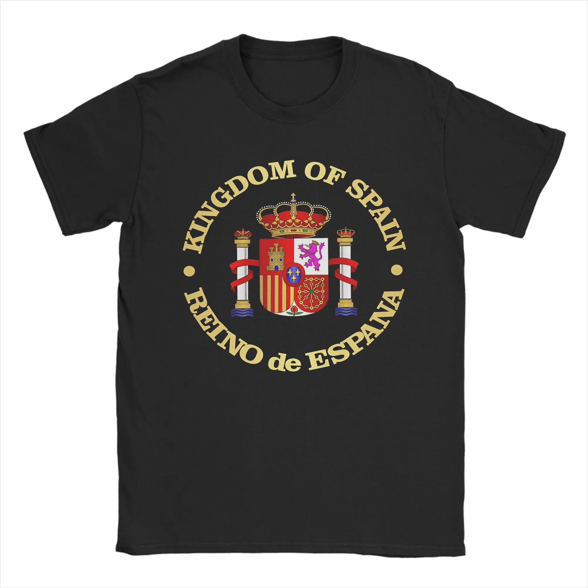 スペインの国章 Tシャツ男性用ピュアコットンヴィンテージ T - Vintage Fashion Ideas のレビューと価格