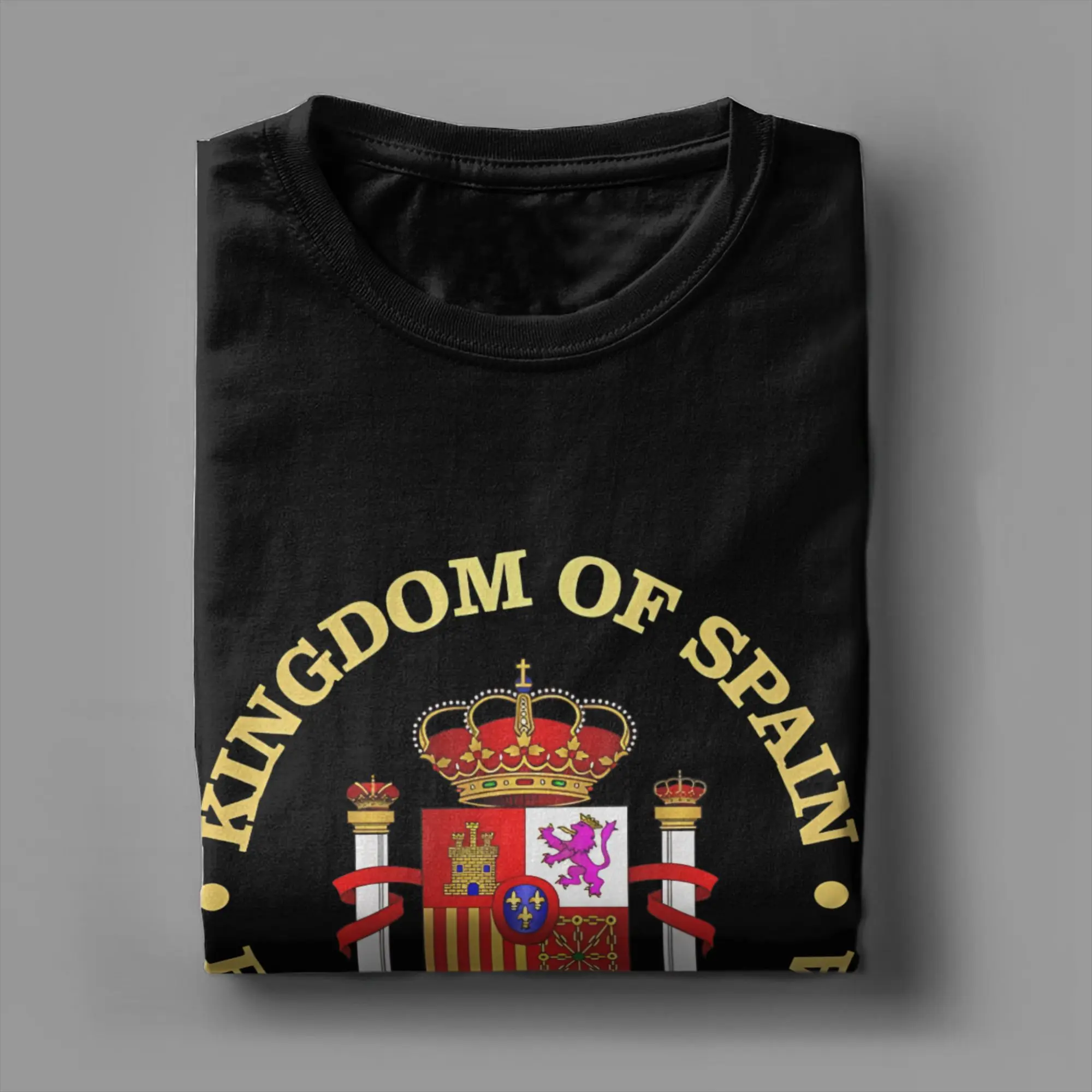 スペインの国章 Tシャツ男性用ピュアコットンヴィンテージ T - Vintage Fashion Ideas のレビューと価格