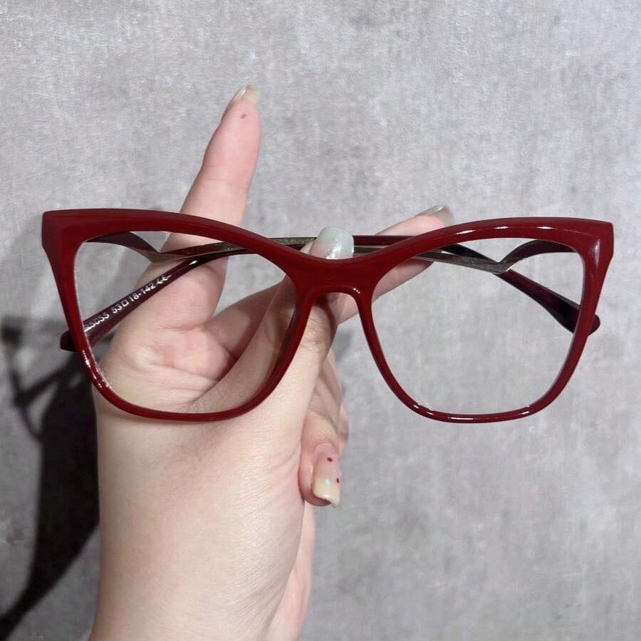 1 個の女性用ファッショナブルなプレーンメガネ新しいヴィンテ - Vintage Fashion Look のレビューと価格